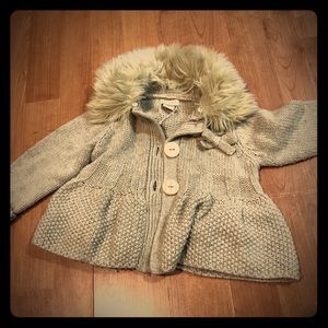 Monsoon faux fur sweater